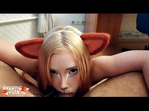 ❤️ ʻAle ʻo Kitsune i ka ʻāʻī a me ka cum i loko o kona waha ❤️❌ Porno ia makou ❌❤